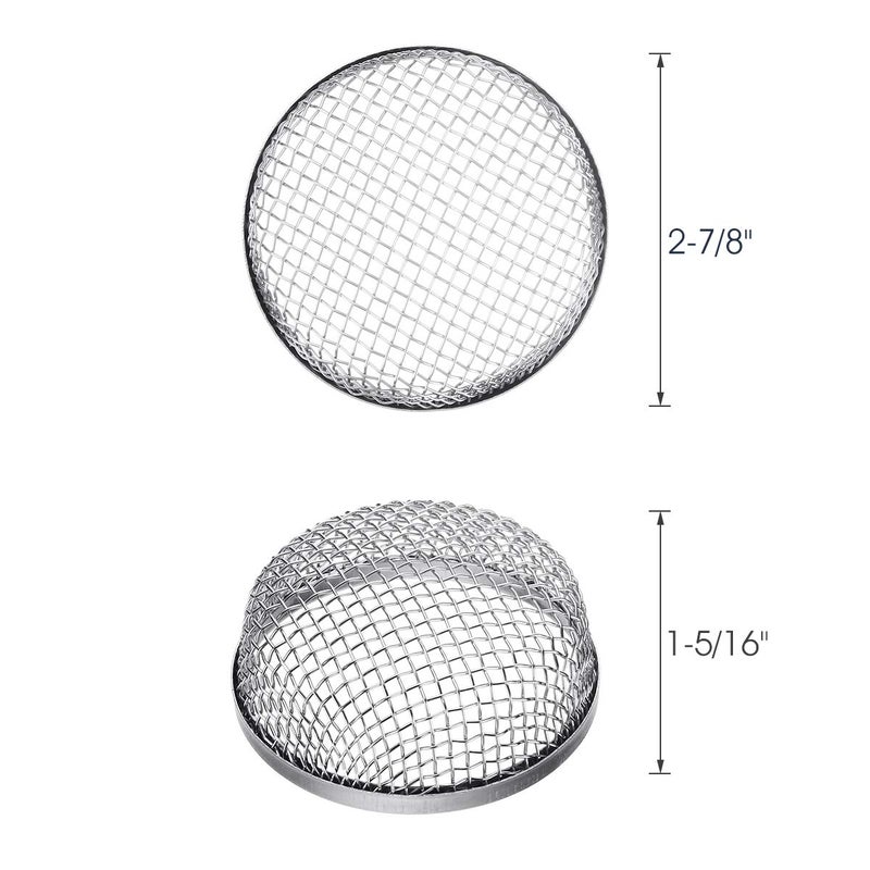 Miady RV Furnace Vent Screen - 2 Pack Flying Insect Bug Cover Camper Heater Exhaust Vents - 2.8" Stainless Steel Mesh Screens - Installation Tool Included - Image 3